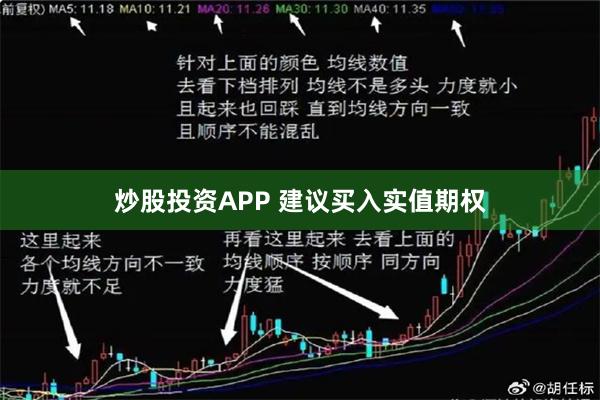 炒股投资APP 建议买入实值期权