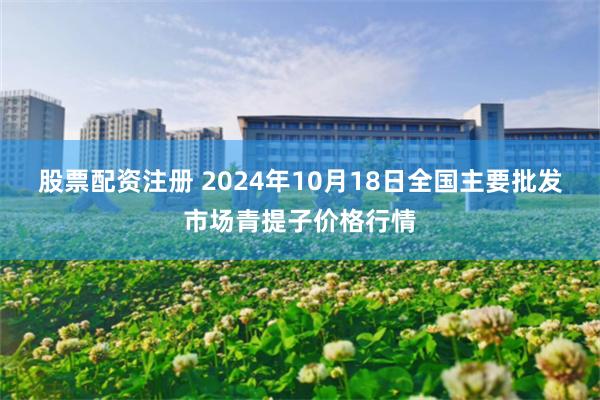 股票配资注册 2024年10月18日全国主要批发市场青提子价格行情