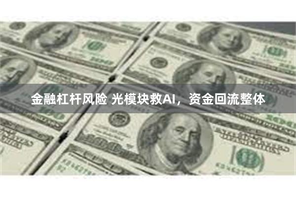 金融杠杆风险 光模块救AI，资金回流整体