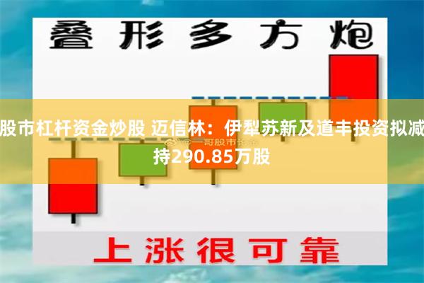 股市杠杆资金炒股 迈信林：伊犁苏新及道丰投资拟减持290.85万股